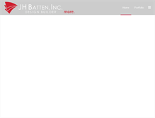 Tablet Screenshot of jhbatten.com